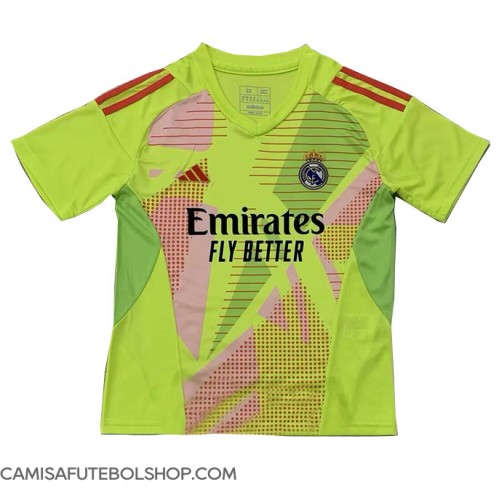 Camisa de time de futebol Real Madrid Goleiro Replicas 3º Equipamento 2024-25 Manga Curta